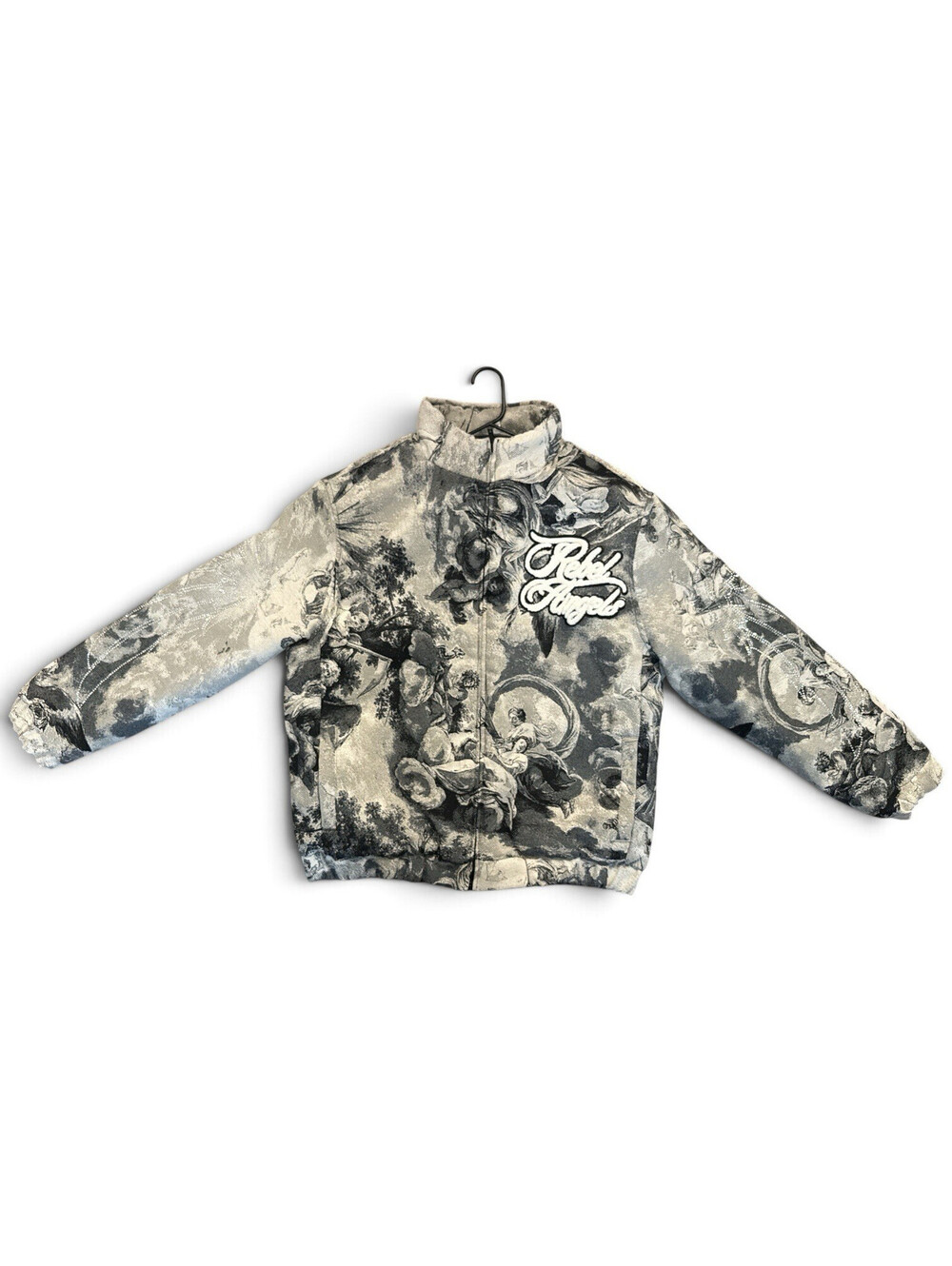 Rebel Minds Men's Insulated Full Zip Graphic Jacket Embroidered Logo XL